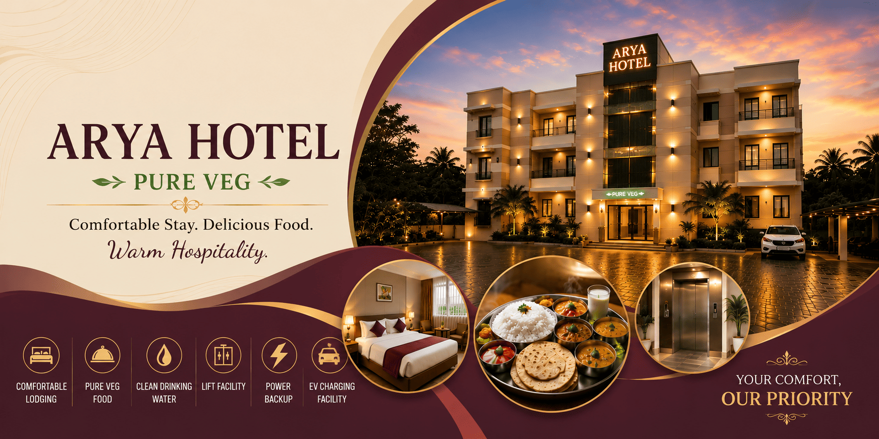 Arya Hotel Banner